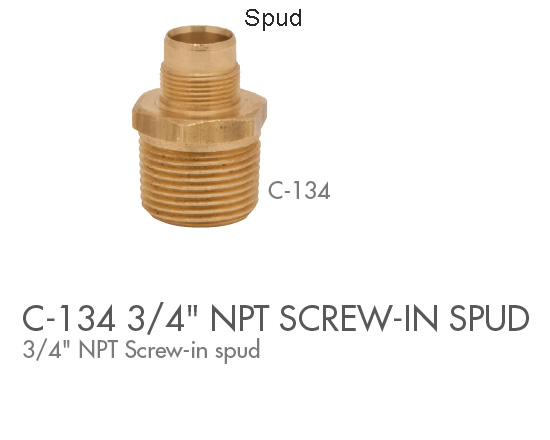 Haltec Spud Screw In C-134